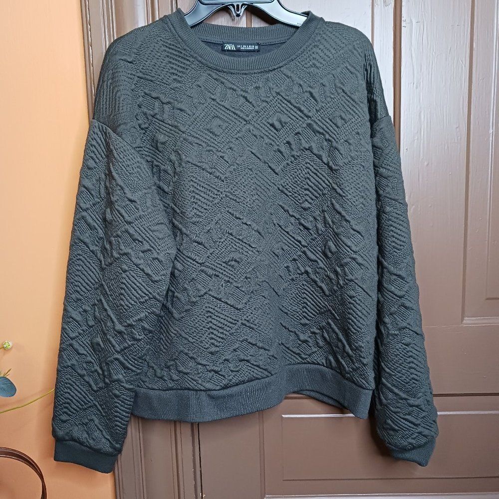 Zara Women's size S Army Green Sweater